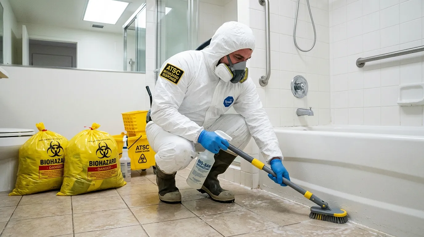 Decontamination equipment deployed for Blood Cleanup in Farmington